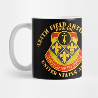 434th Field Artillery Brigade w DUI - US Army Mug